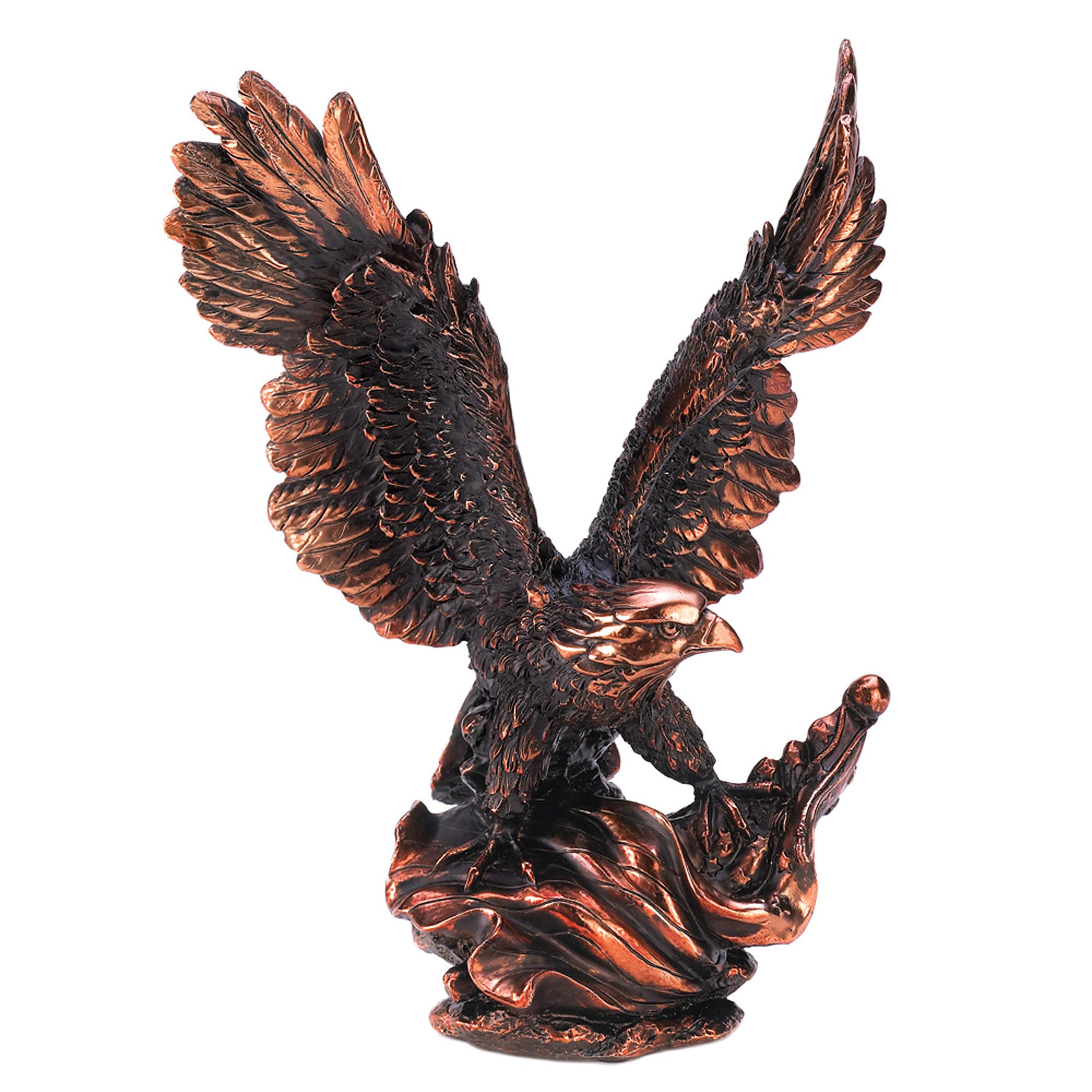 Amazon.co.jp: Gifts & Decor 壮麗 飛ぶ鷲 ワシ イーグル 鳥の像